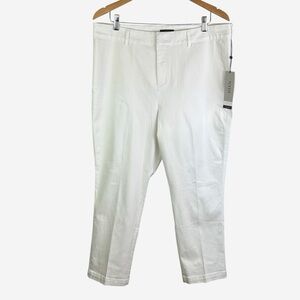 NYDJ Lift & Tuck Ankle Trouser Jean Optic White 16 Petite NEW